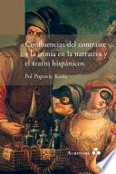 Libro Confluencias del contraste y la ironía en la narrativa y el teatro hispánicos