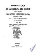 Constitucion, leyes, decretos y resoluciones del Congreso de 1853, y decretos reglamentarios del poder ejecutivo