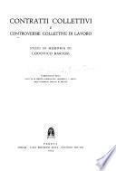 Contratti collettivi e controversie collettive di lavoro