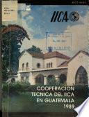 Cooperacion Tecnica Deliica en Guatemala 1989