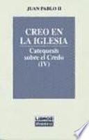 Libro Creo en la Iglesia