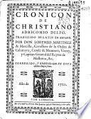 Cronicon de Christiano Adricomio Delfo ; traducido del Latin al Español por ... Lorenzo Martinez de Marcilla ...