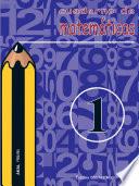 Libro Cuaderno de matemáticas no 1. Primaria