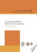 Libro Cuadernos de filosofía del derecho contemporáneo: seguridad jurídica, Rule of Law y Justicia