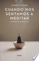 Libro Cuando nos sentamos a meditar