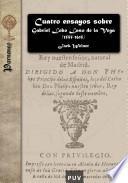 Libro Cuatro ensayos sobre Gabriel Lobo Laso de la Vega (1555-1615)