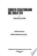 Cuento ecuatoriano del siglo XIX y Timoleón Coloma