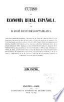 Curso de economia rural Espanola