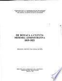 De Boyacá a Cúcuta