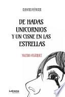 Libro De hadas unicornios y un cisne en las estrellas