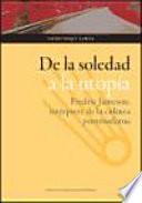 Libro De la soledad a la utopía