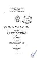 Derrotero Argentino de los rios Parana, Paraguay y Uruguay