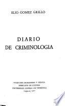 Diario de criminología