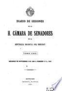 Diario de sesiones de la Cámara de Senadores de la República Oriental del Uruguay