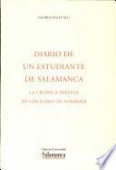 Diario de un estudiante de Salamanca.La crónica inédita de Girolamo da Sommaia
