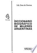 Diccionario biográfico de mujeres argentinas