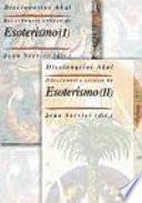 Libro Diccionario crítico de esoterismo (2 vols.)