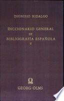 Diccionario general de bibliografia española