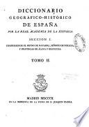 Diccionario Geografico-Historico de Espana