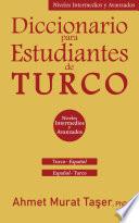 Libro Diccionario para estudiantes de Turco