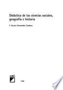 Didáctica de las ciencias sociales, geografía e historia