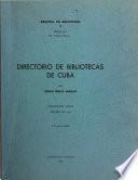 Directorio de bibliotecas de Cuba