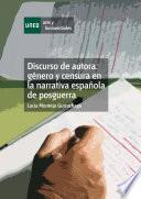 Libro Discurso de Autora: Género Y Censura en la Narrativa Española de Posguerra
