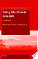 Libro Doing Educational Research
