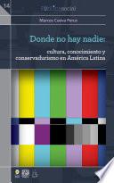 Libro Donde no hay nadie: