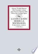 Libro Educación desde la Sociología