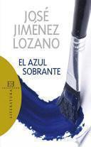 Libro El azul sobrante