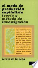Libro El modo de producción capitalista
