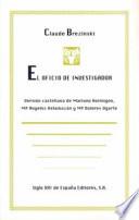 Libro El oficio de investigador