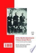 Libro El Partido Revolucionario Cubano de José Martí
