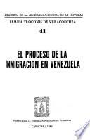 El proceso de la inmigración en Venezuela