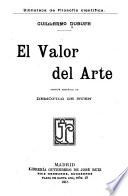 El valor del arte, versión española de Demófilo de Buen