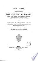 Elogio histórico del ... don Antonio de Escaño