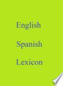 English Spanish Lexicon