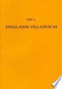 Libro 'Ensaladas Villanescas' Associated with the 'romancero Nuevo'