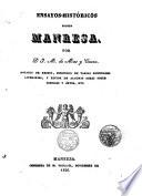 Ensayos históricos sobre Manresa y memoria histórica de los judíos de Manresa