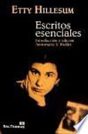 Libro Escritos esenciales de Etty Hillesum
