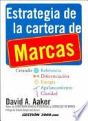 Libro Estrategia de la cartera de marcas