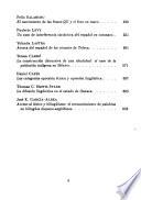Estudios de lingüística de España y México