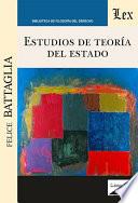 Libro Estudios de teoría del estado