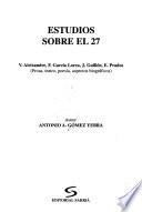 Libro Estudios sobre el 27