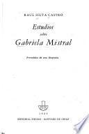 Estudios sobre Gabriela Mistral