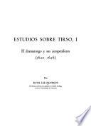 Estudios sobre Tirso: El dramaturgo y sus competidores (1620-1626)