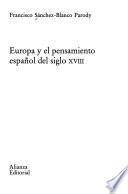 Europa y el pensamiento español del siglo XVIII