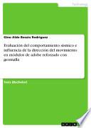 Libro Evaluación del comportamiento sísmico e influencia de la dirección del movimiento en módulos de adobe reforzado con geomalla