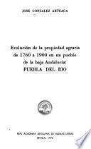 Evolución de la propiedad agraria de 1760 a 1900 en un pueblo de la baja Andalucía